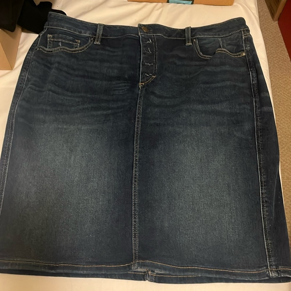 Lane Bryant Denim Skirt size 16.